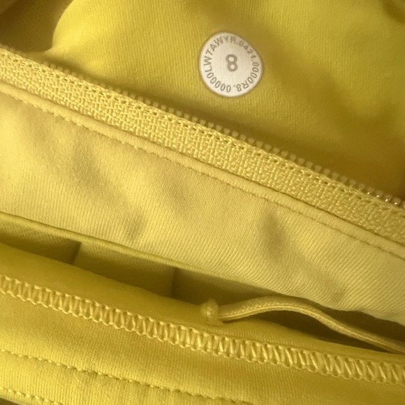 Gently worn Lululemon shorts size 8 small discolored spot on top front - Picture 3 of 3